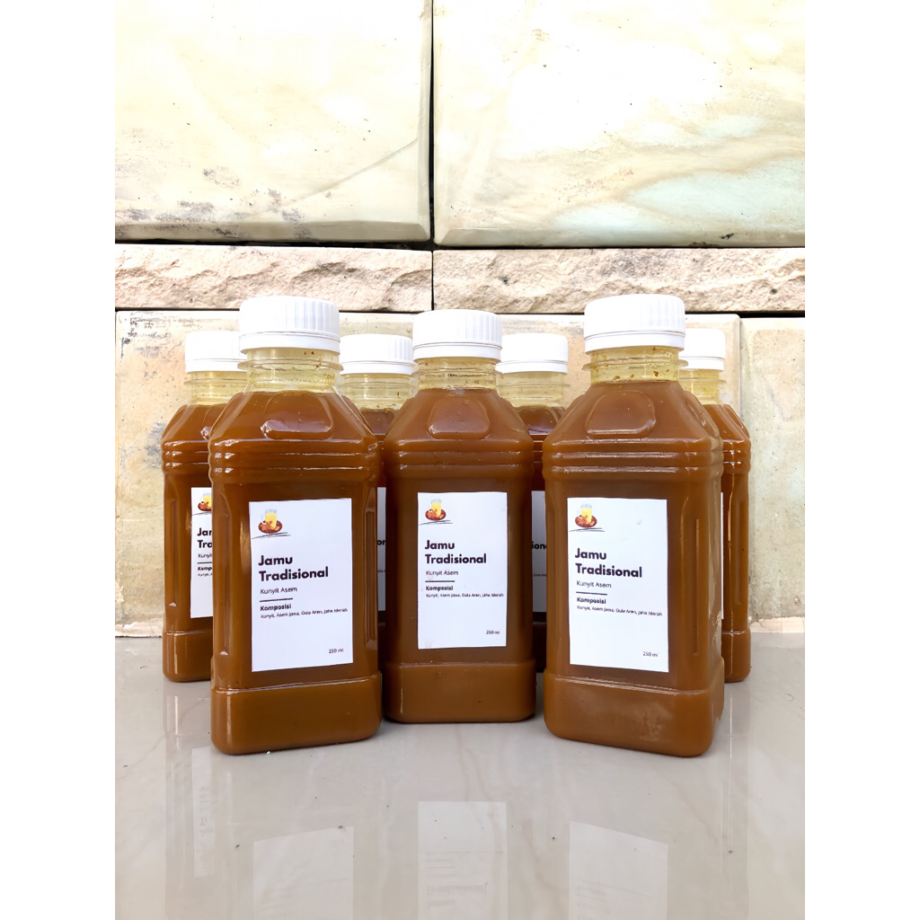 

Jamu tradisional kunyit asem