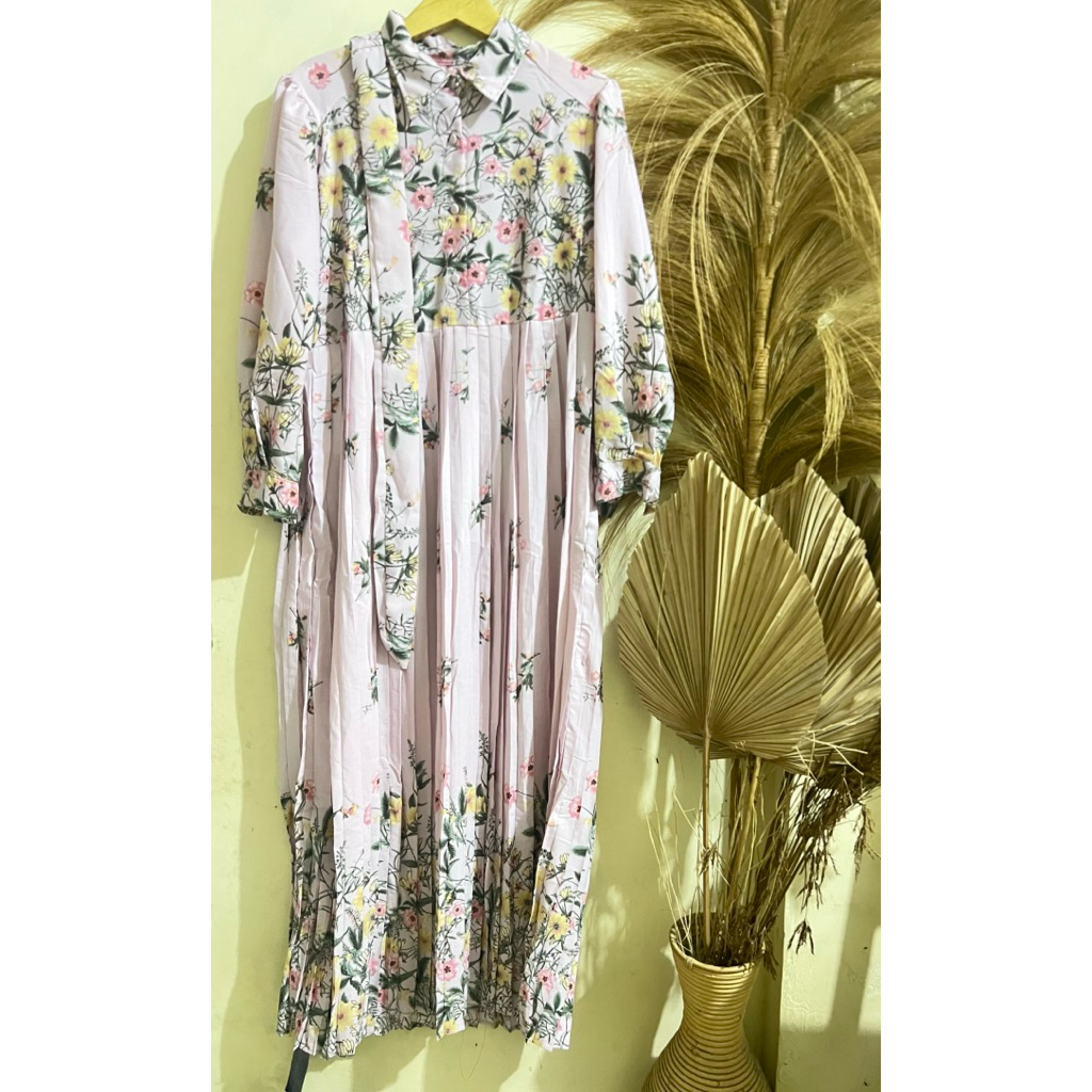 gamis yuri fashion plisket