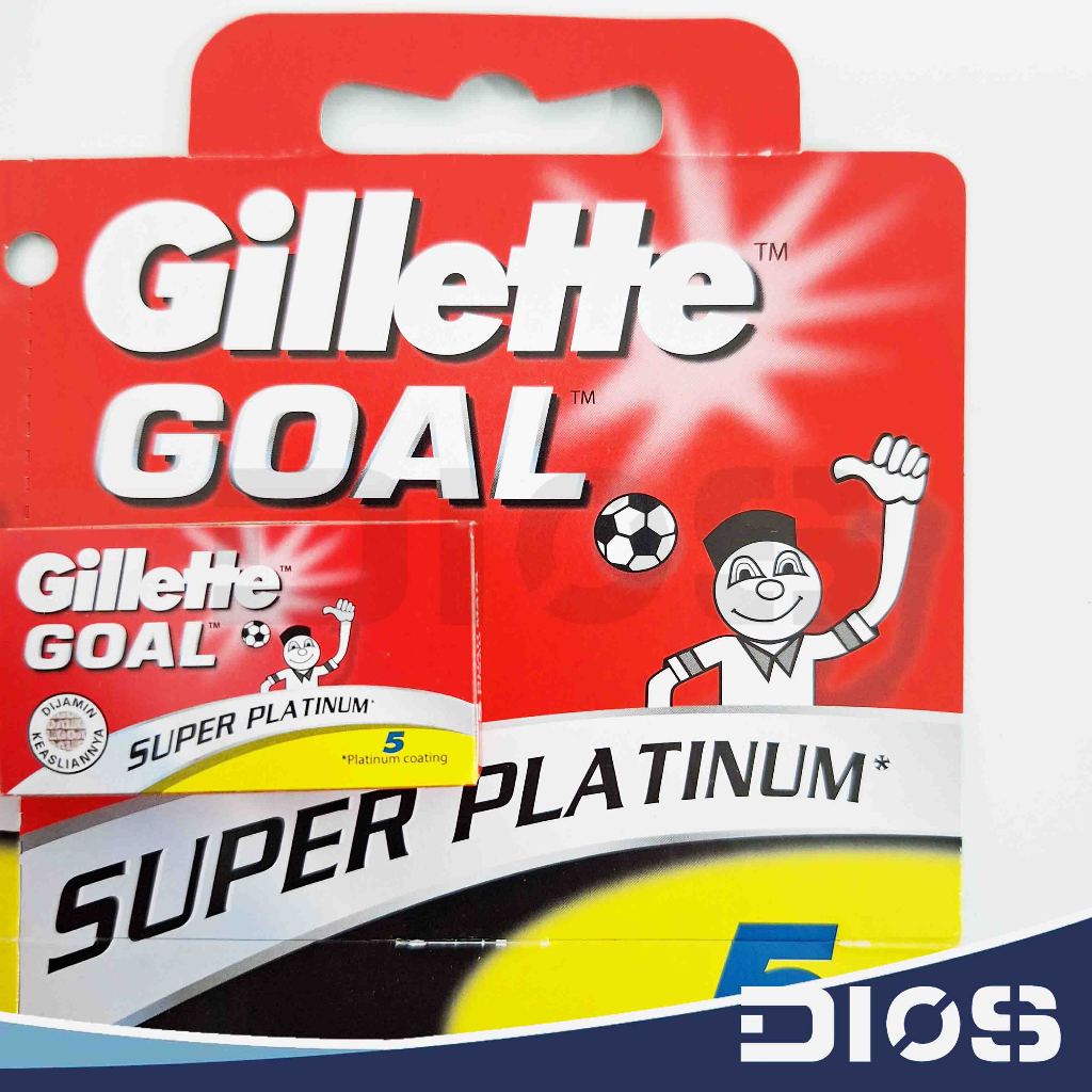 GILLETTE GOAL Silet Mata Pisau per 1 pak isi 5 blades ASLI 100% ORIGINAL