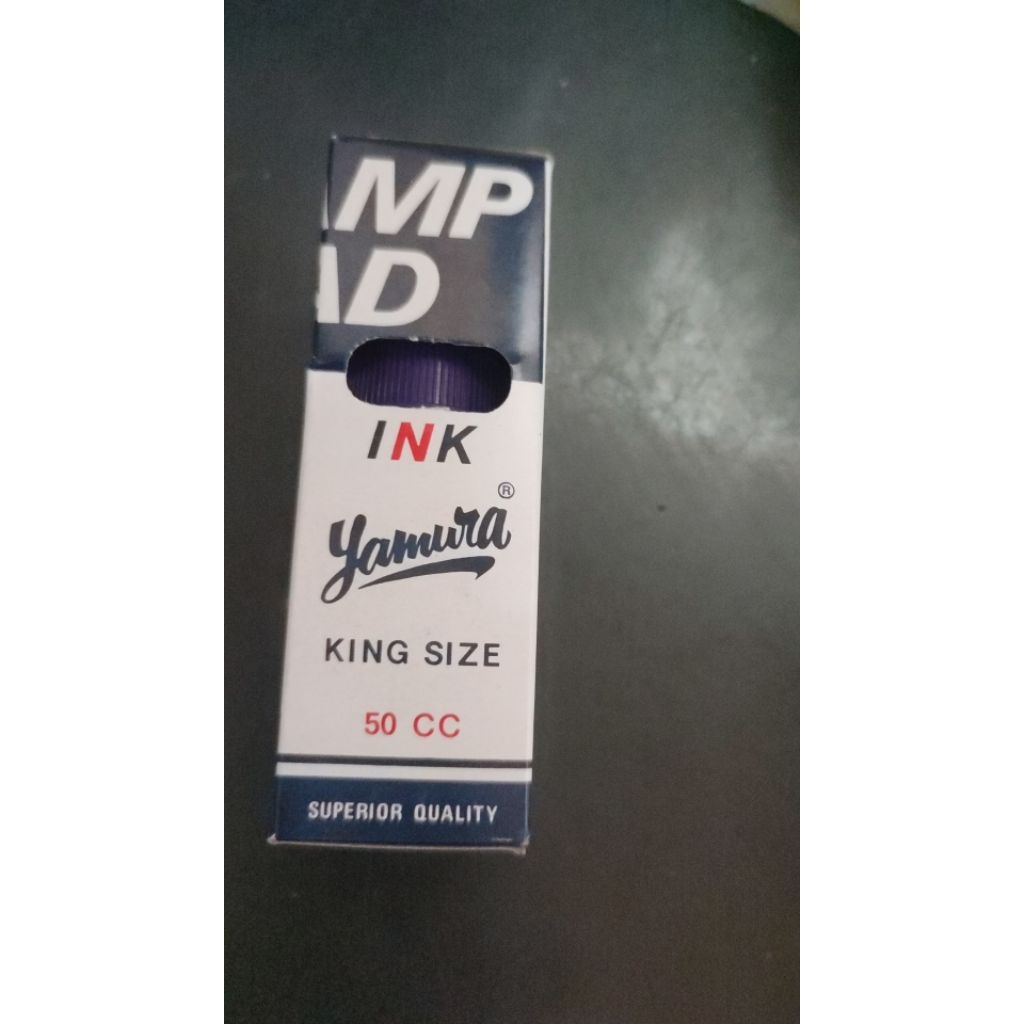 

tinta stempel yamura ada wrn hitam, violet,biru,merah