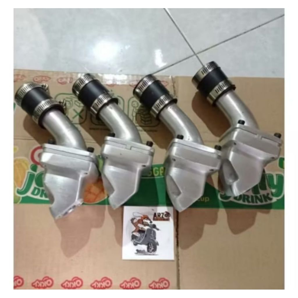 intake manifold vespa pts spesial daring membran rx king