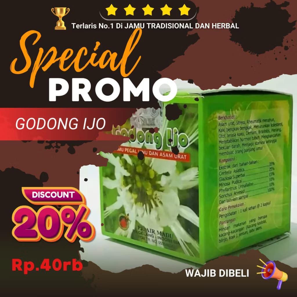 

GDNG IJOO – Minuman Herbal Linu & Urat