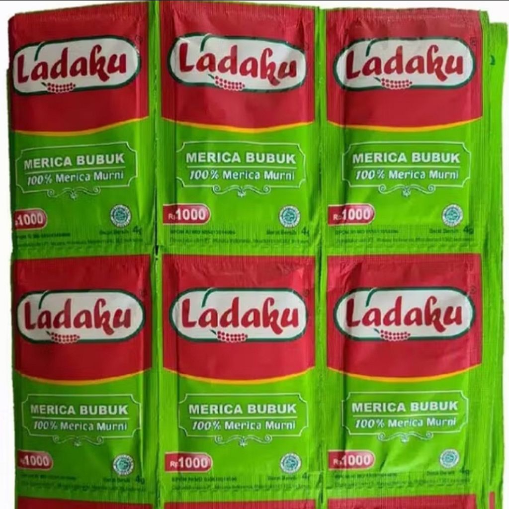 

10pcs Ladaku Kemasan Saset Merica Bubuk