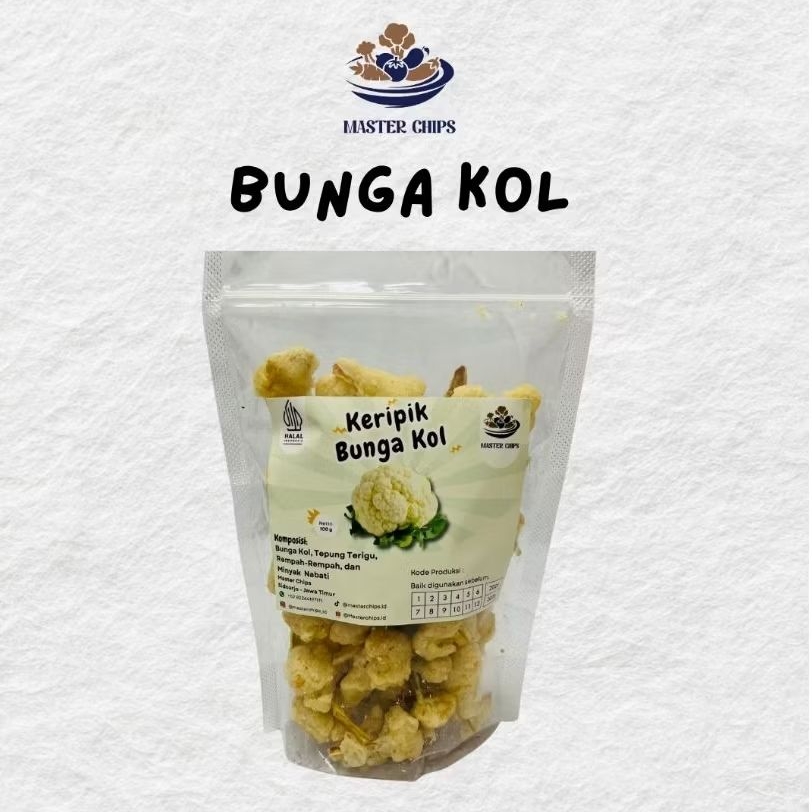 

KERIPIK BUNGA KOL 100g – Camilan Sehat, Gurih & Renyah!