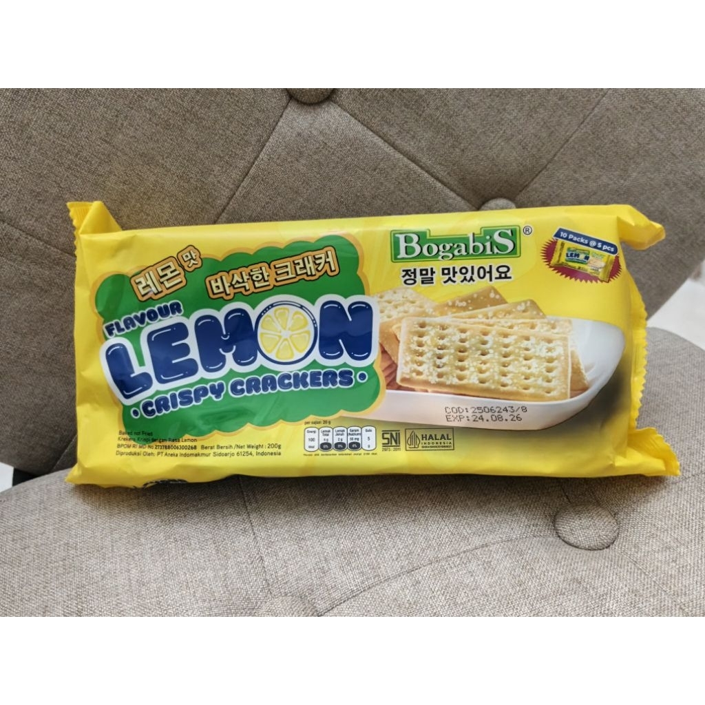 

CRISPY CRACKER LEMON 200 GRAM