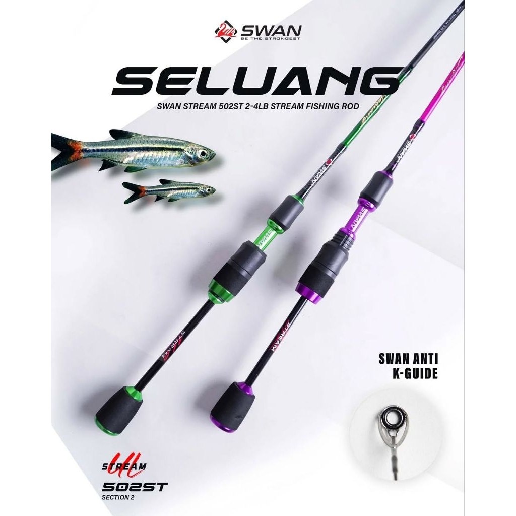 Joran Swan Seluang 150cm Ultra Light (JORAN UDANG)