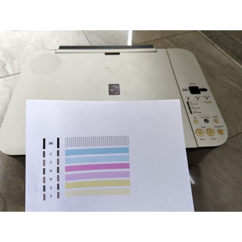 Printer Canon pixma mp258 siap pakai