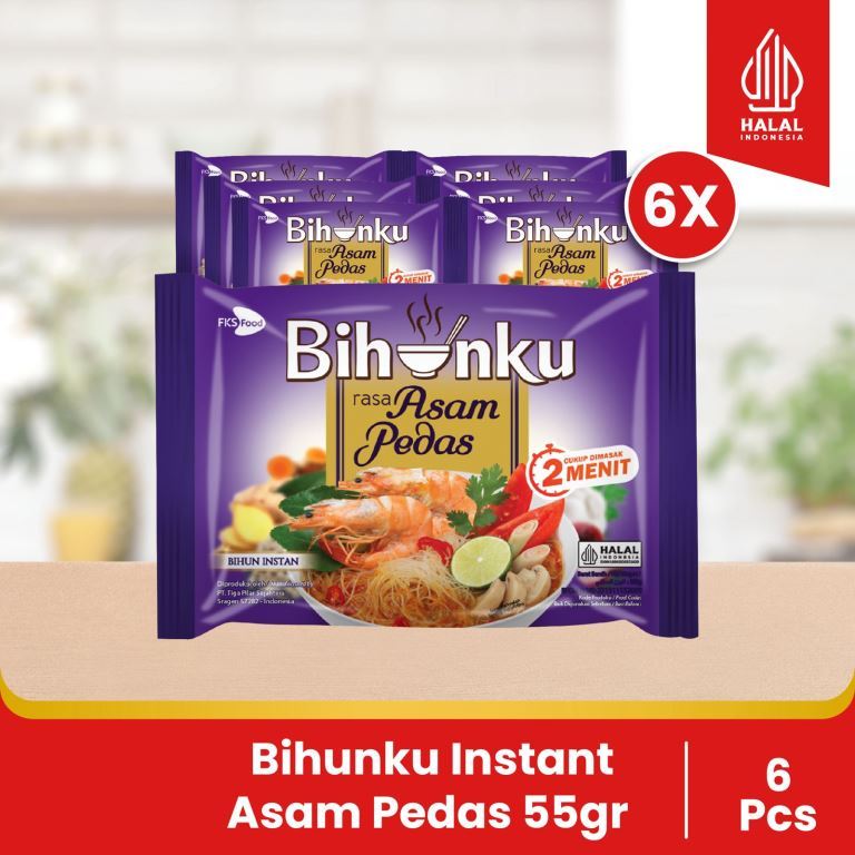 

Paket Bundling - Bihunku Asam Pedas - 55gr - 6pcs