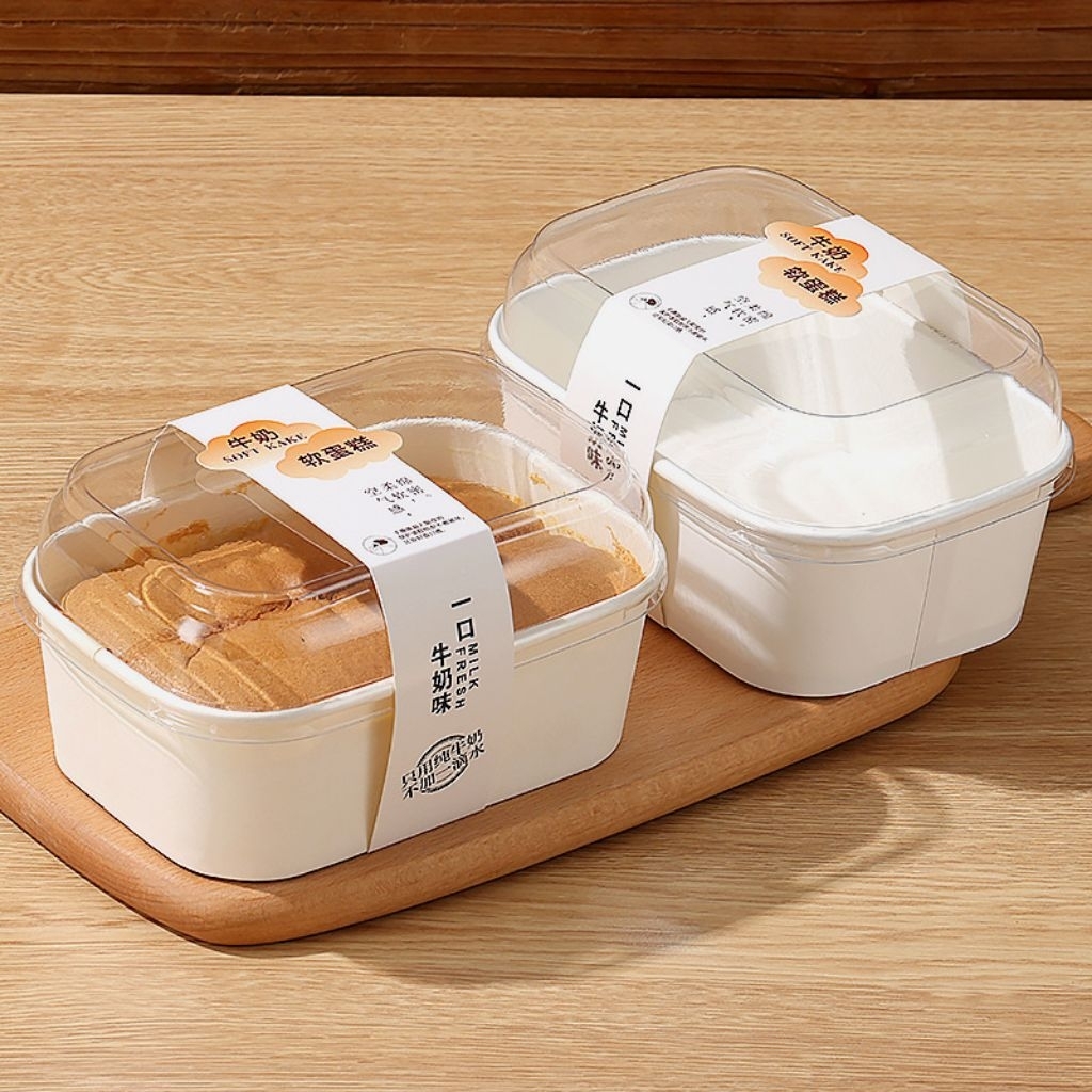 10PCS cup chiffon + tutup loyang chiffon kertas paper cup chiffon sponge cake