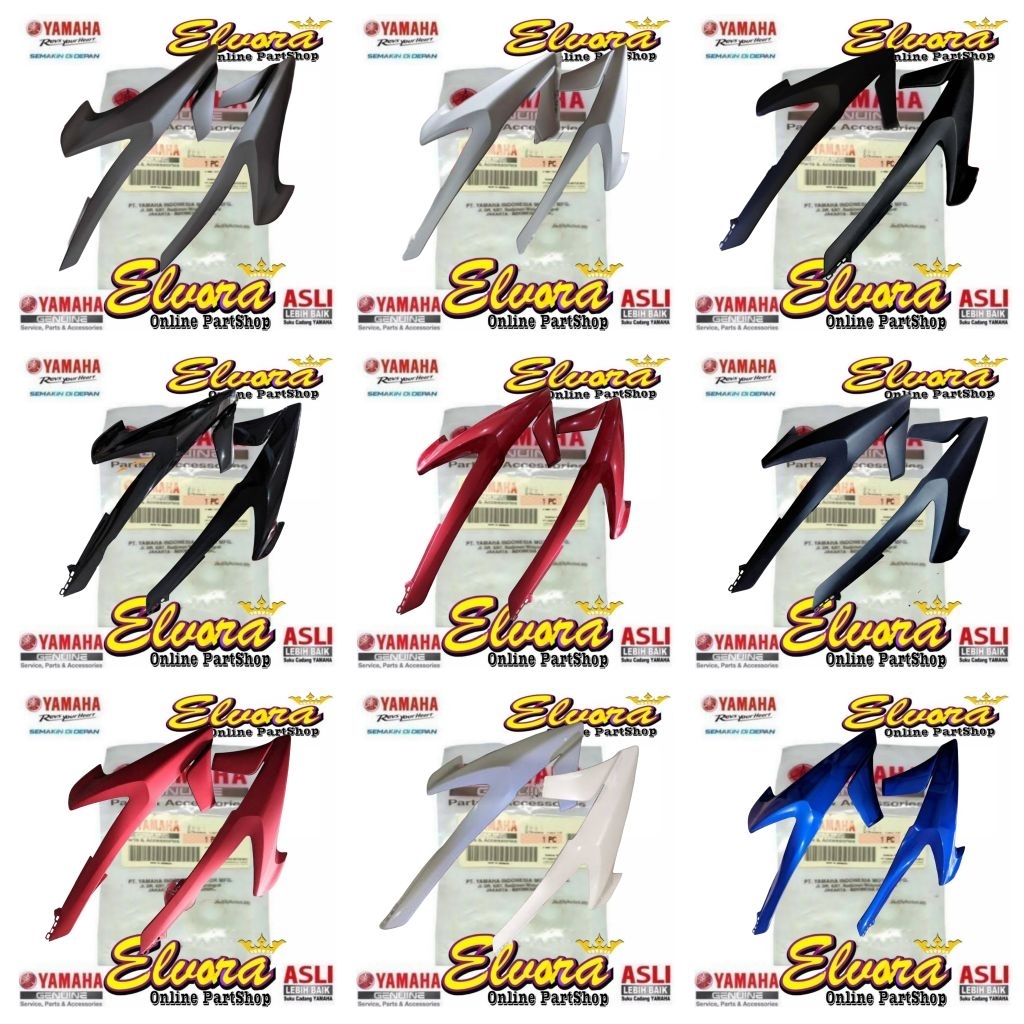 Cover side body sayap kanan kiri yamaha Vixion R Vixion 155 Original BK8-F1731-00 BK8-F1741-00
