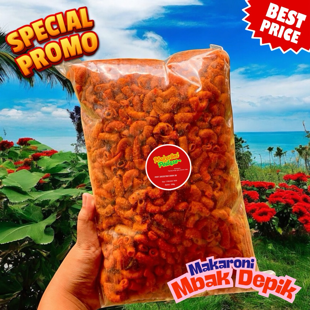 

Cemilan Makaroni Pedas Isi 1/4 Kg – Pedasnya Nendang, Dompet Aman!