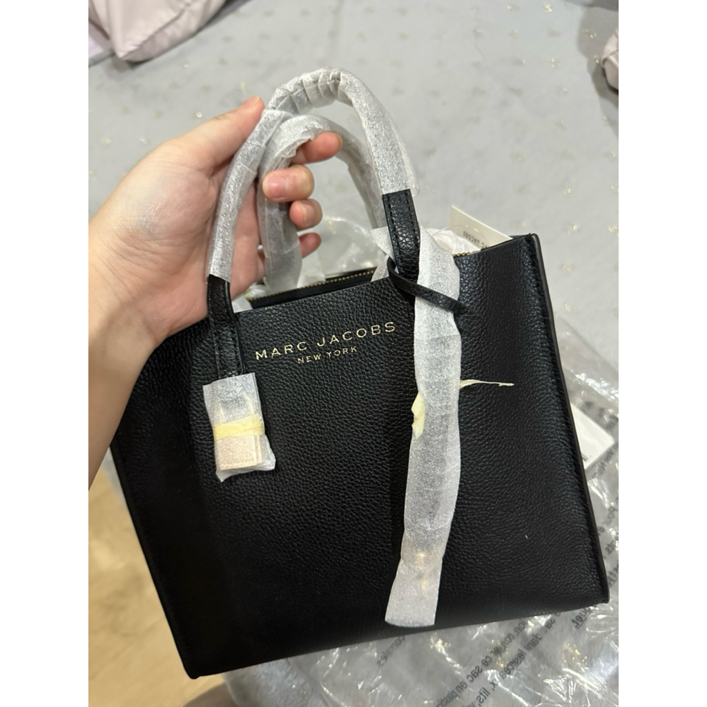 Marc Jacobs Mini Grind Tote Bag - Black - NEW