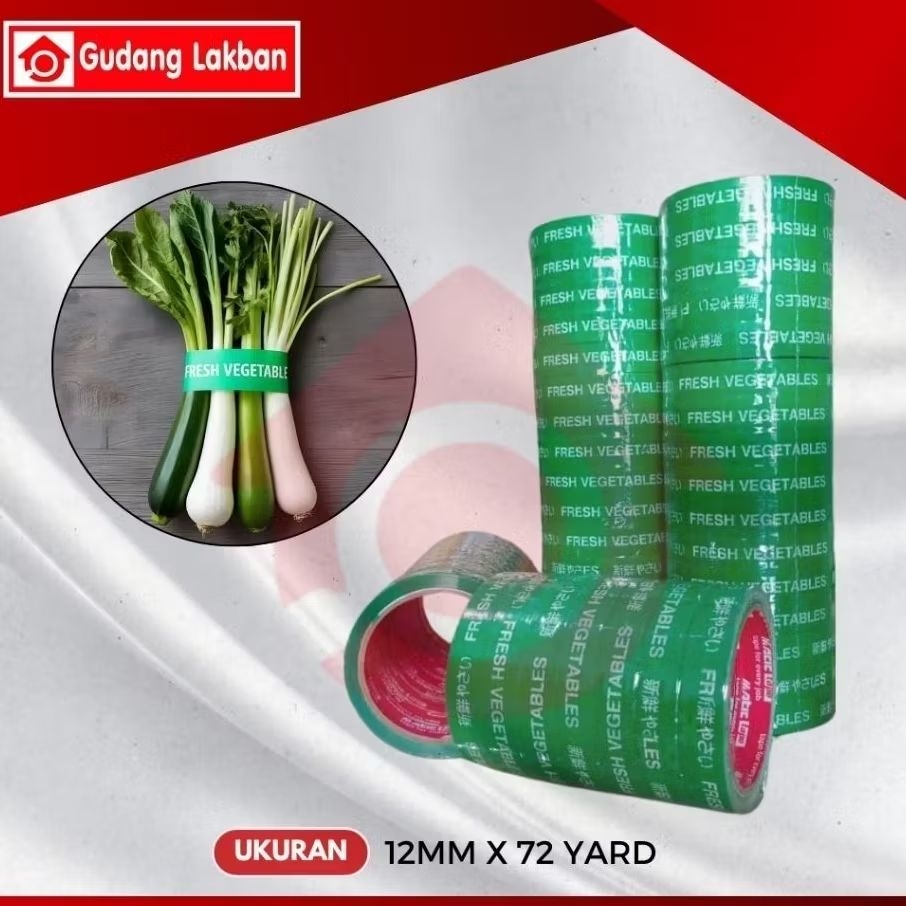 

ISOLASI FRESH VEGETABLES 12mm X 72yard (ISI 12pcs)