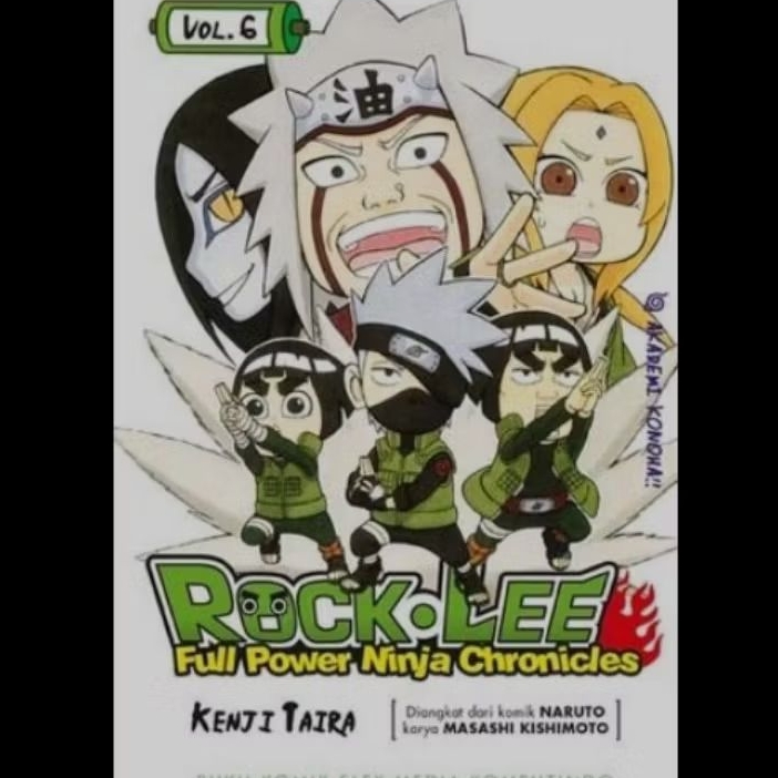 Komik Rock Lee Full Power Ninja Chronicles 6