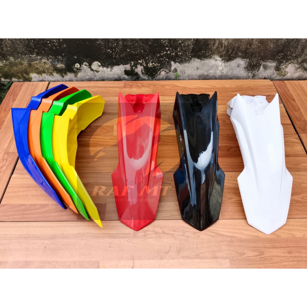 spakbor depan crf 150l set supermoto spakbor crf150 slebor depan crf 150 sayap depan crf 150