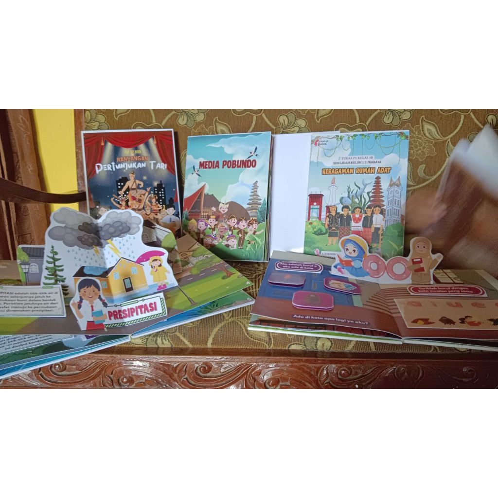 Custom pop up book 1 halaman