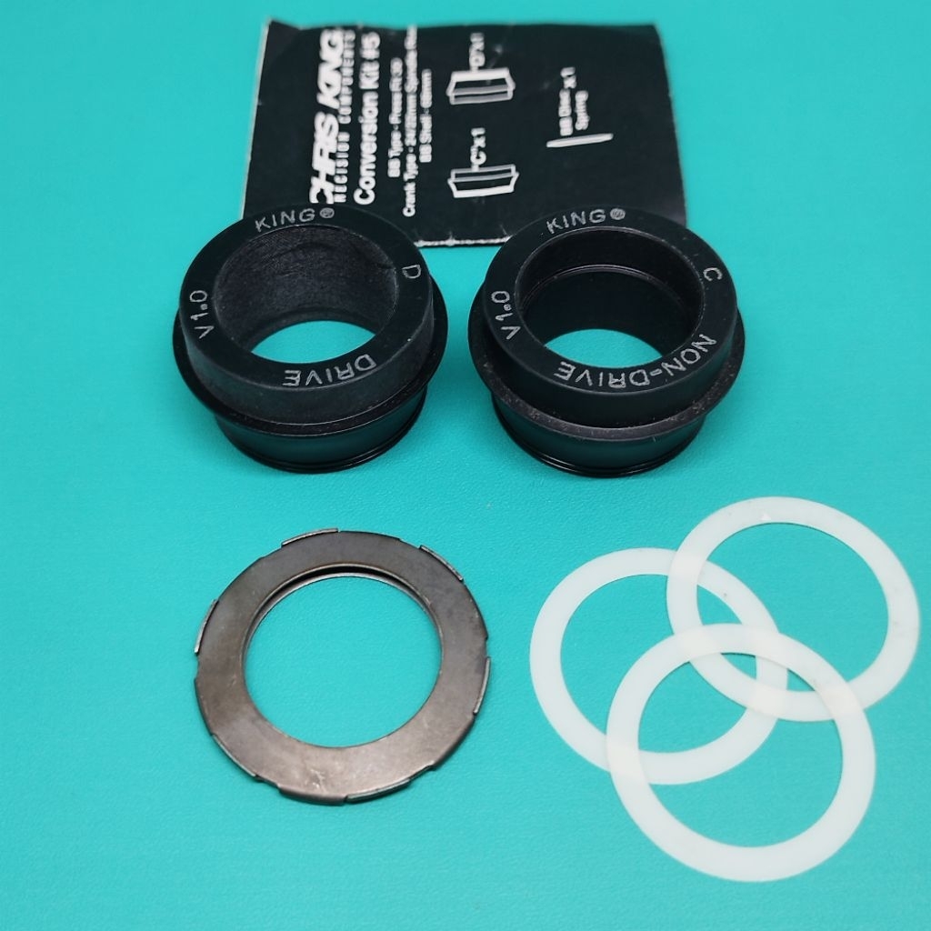 Adaptor Chris King BB Conversion kit BB30 PF to spindle 24-22mm GXP road Shell bottom bracket 68mm