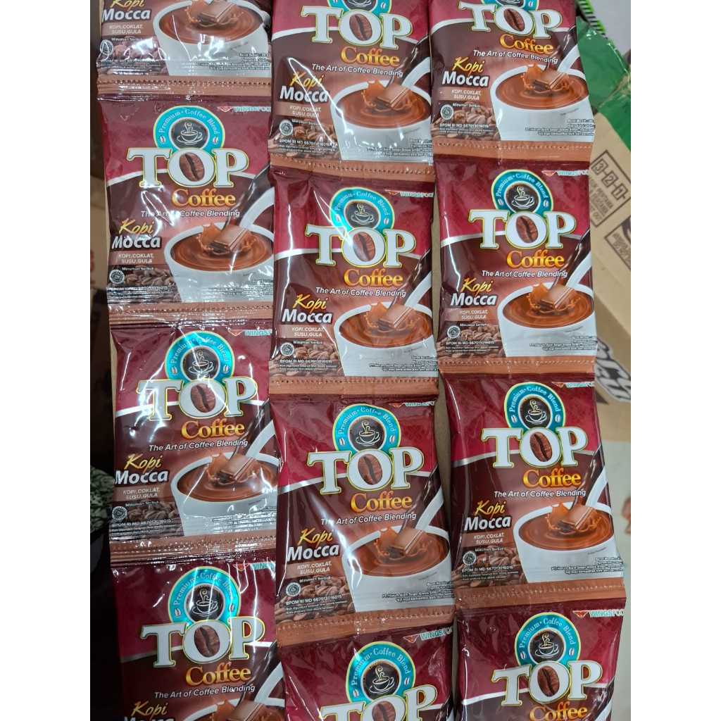 

TOP COFFE KOPI MOCCA 1 RENCENG 30GR