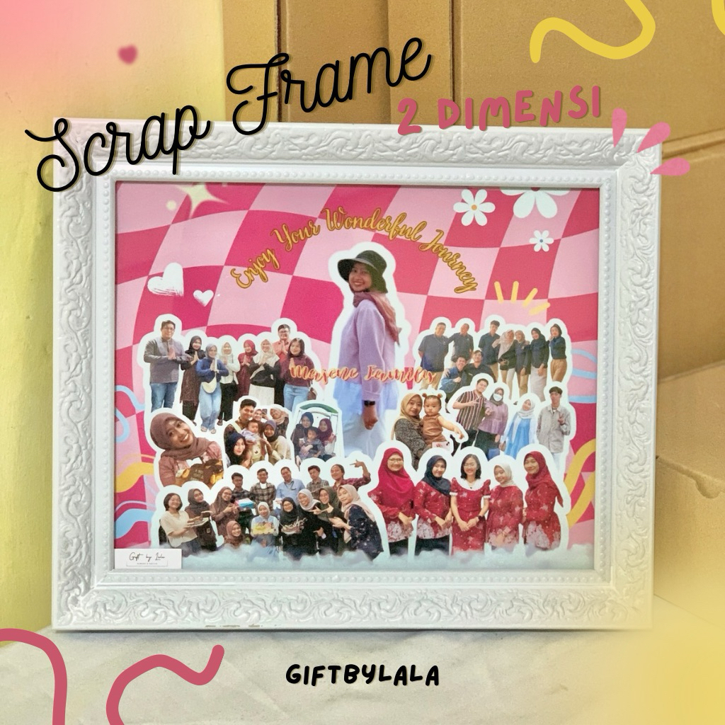 Farewell Pop Up Retro | 10R Aesthetic Frame Custom| Pigura Gift Kenang-Kenangan/Perpisahan/Ulang Tah