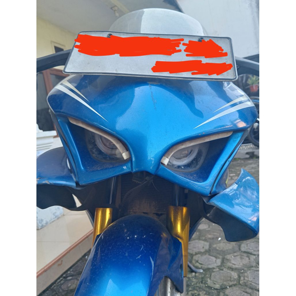 Kedok Ducati Panigale + Lampu + Mika GSX R 150