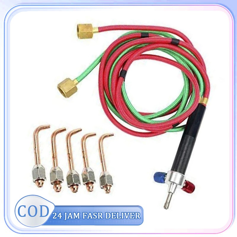 Welding Torch Oksigen Alat Blender Las Welding Pistol Asetilen Oksigen Gas Las Gas Acetyline Blander