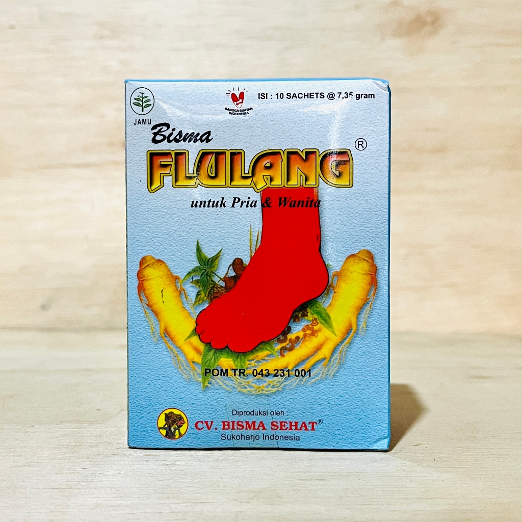

Jamu Flulang Asam Urat Pegelinu isi 10 Sachet Bisma Sehat