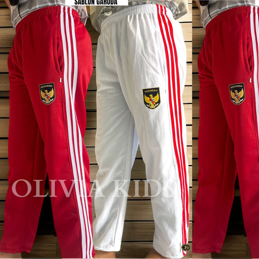 3 PCS SPESIAL KEMERDEKAAN Celana training panjang dewasa pria wanita super jumbo Celana Olahraga pan