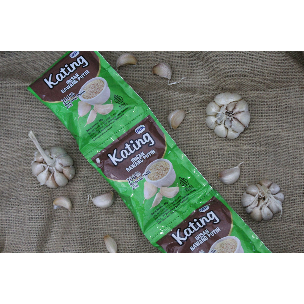 

Kating Irisan Bawang Putih 40gr