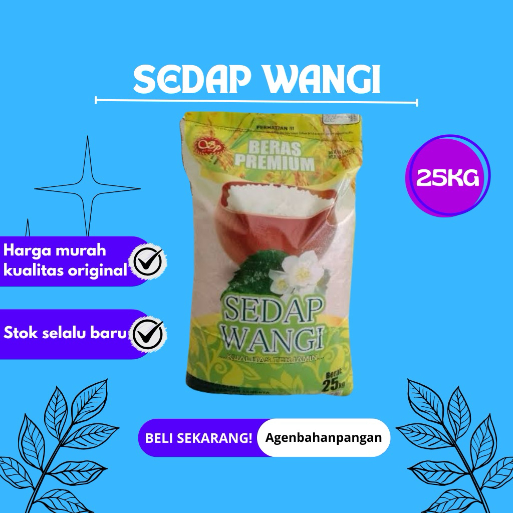 

Beras sedap wangi 25kg premium,original pabrik (paling murah)