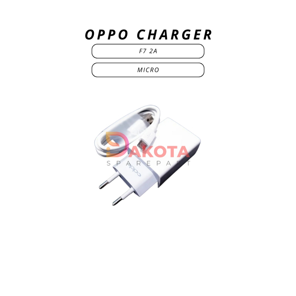 CHARGER MICRO OPPO F7 2A ORI