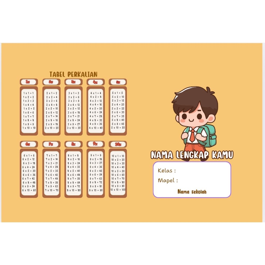 

[BISA CUSTOM] SAMPUL BUKU GEMES