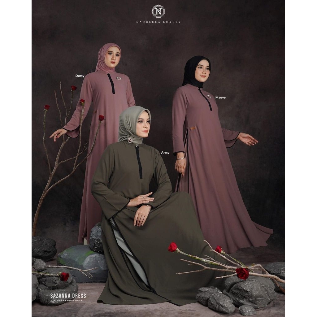 Sazanna Dress Nadheera promo by nadheera luxury ✅