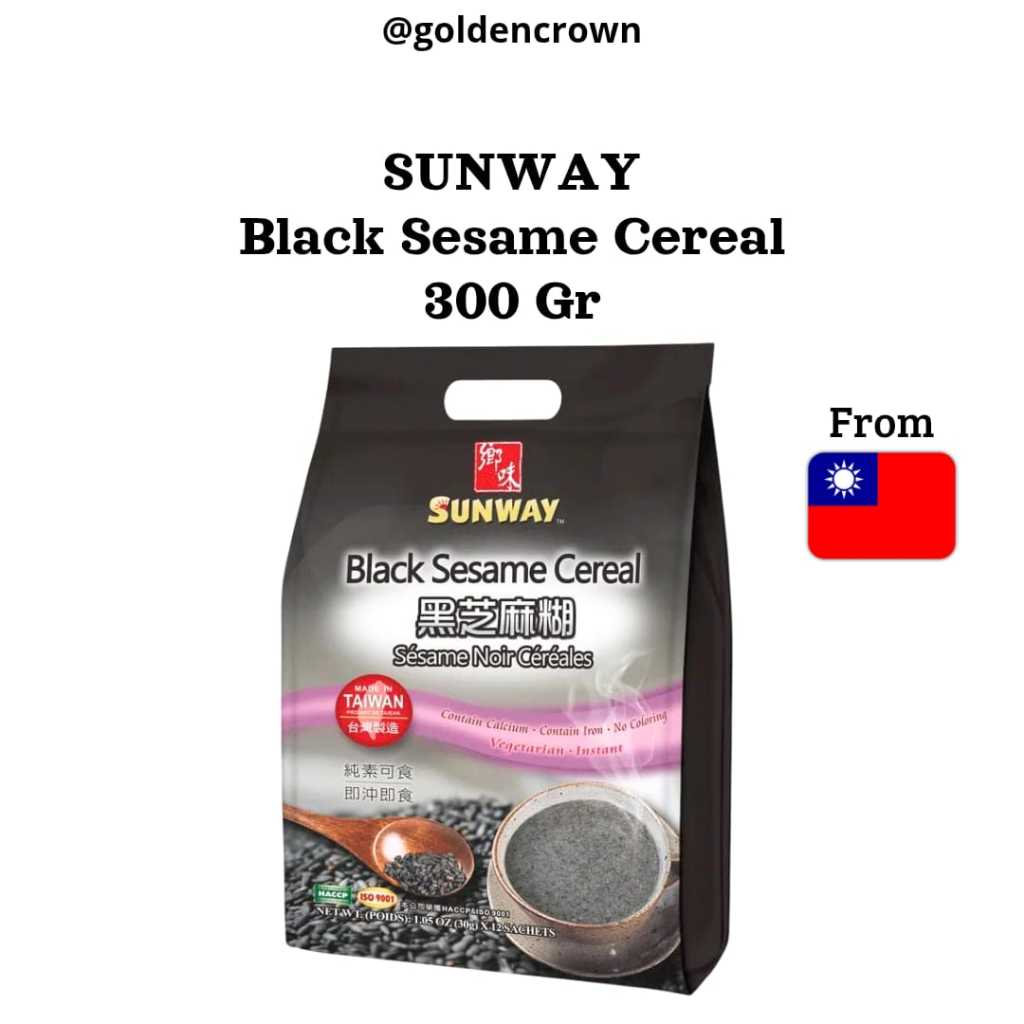 

Sunway Black Sesame Cereal | Minuman Sereal Wijen Hitam 300g