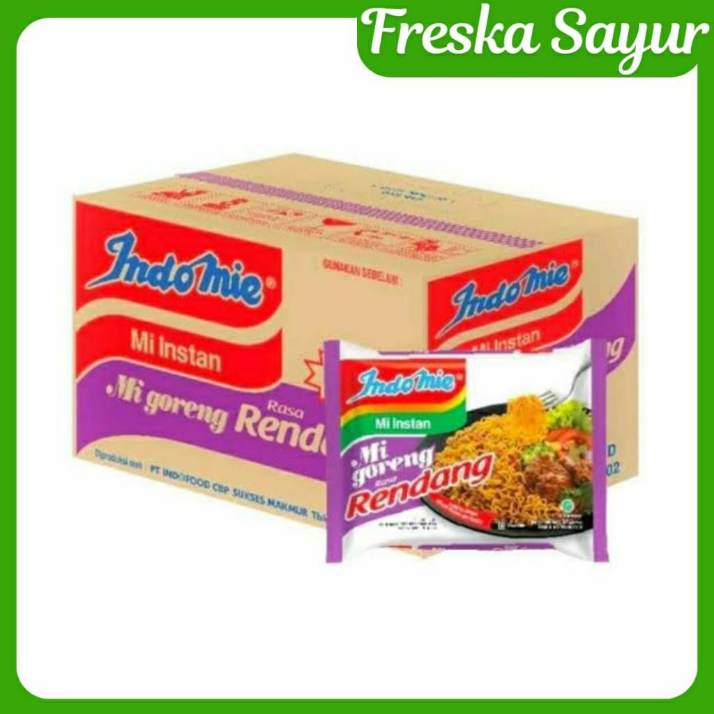 

Indomie Mi Instan Rasa Mi Goreng Rendang 1 Dus
