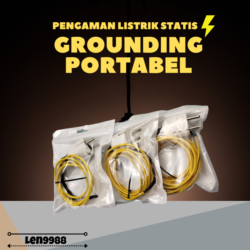 Grounding Portabel Tembok pengaman listrik statis (Grounding)