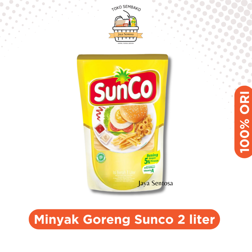 

Minyak Goreng Sunco Kemasan Pouch 2 Liter 1Pcs