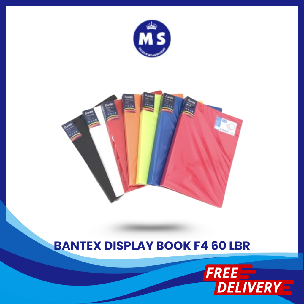 

BANTEX DISPLAY BOOK / CLEAR HOLDER FOLIO 60 SHEET 3187