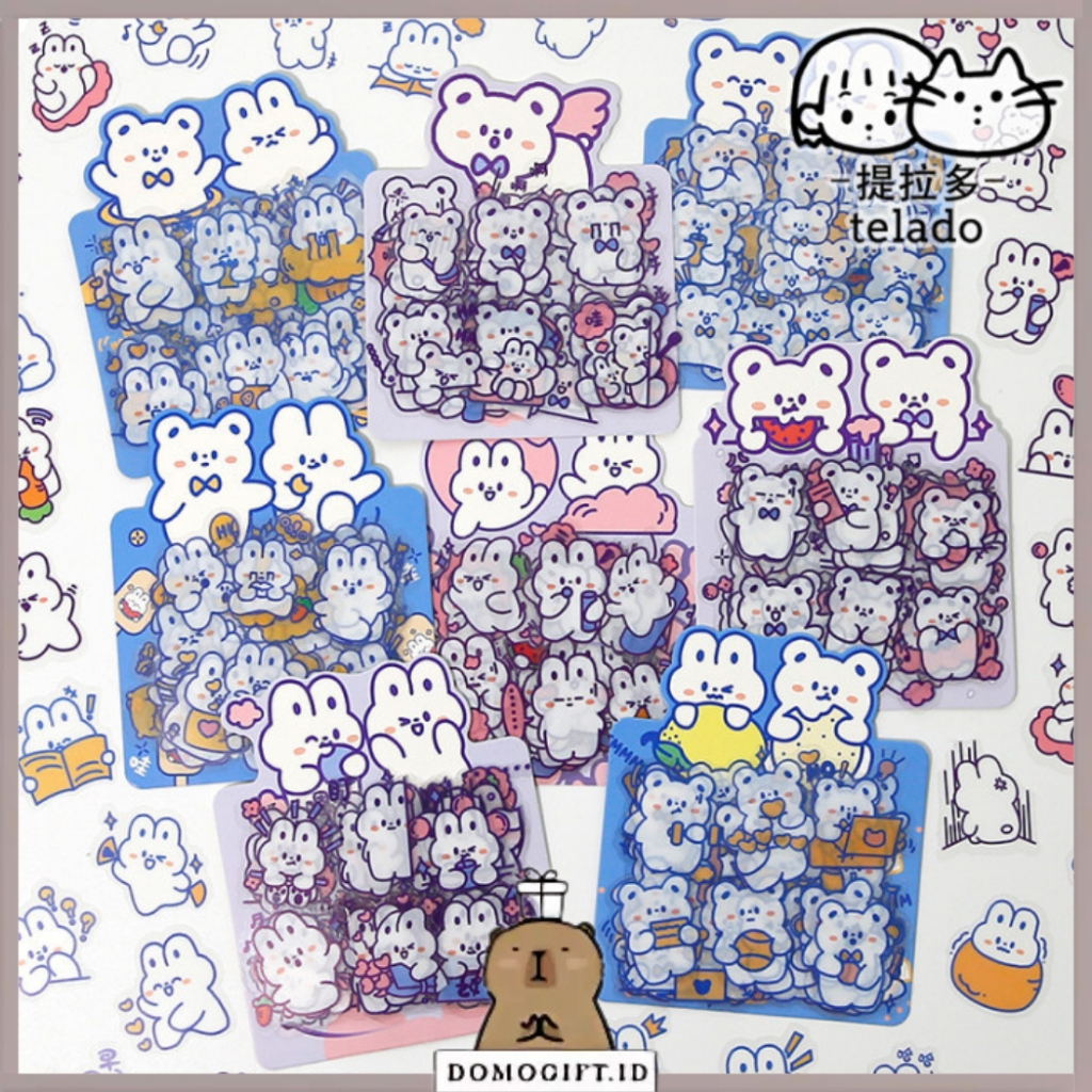

Sticker Pack Rabbit Tumbr Stiker Binder Diary Book 40 pcs TLD20