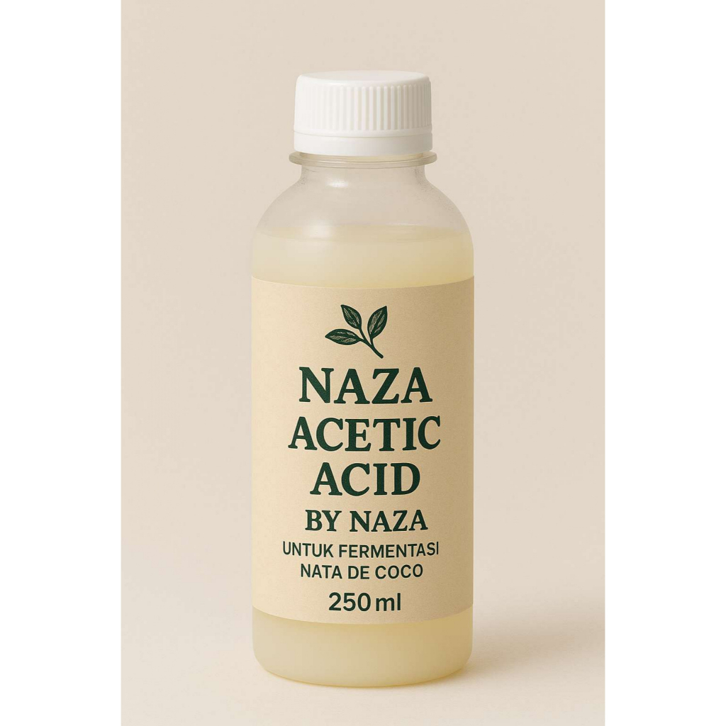 

Biang Cuka Murni Food Grade / asetat / Acetic Acid By NAZA 250ML