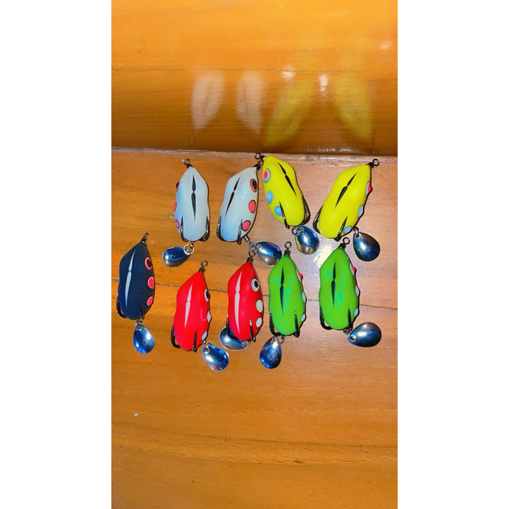 Umpan casting soft frog murah lure kodok gabus toman