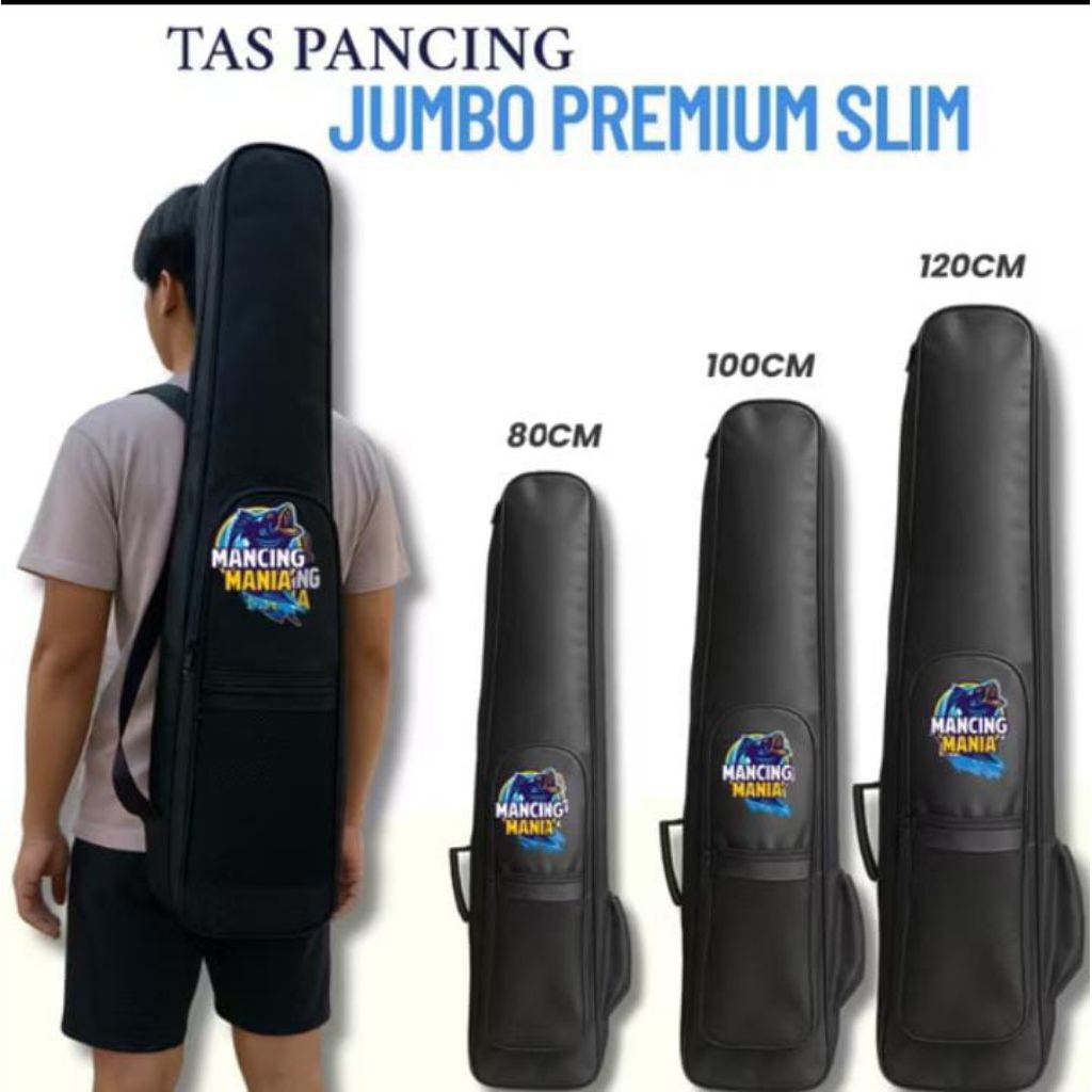 Tas Pancing Premium Jumbo Slim - Anti air, Tebal Anti Sobek
