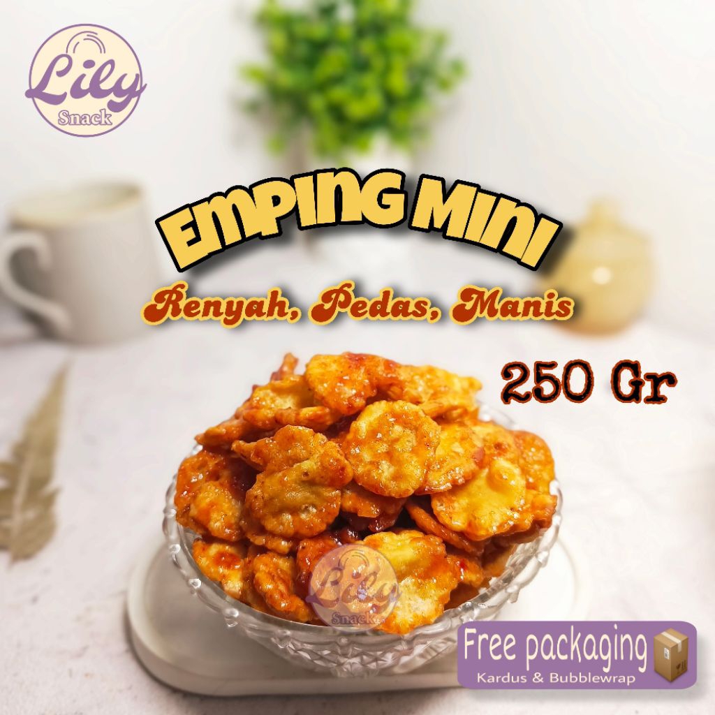 

Emping Melinjo Mini Pedas Manis 250 Gram