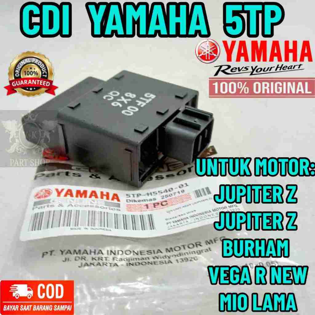 ORIGINAL GRANSI CDI KODE 5TP MOTOR YAMAHA JUPITER Z, JUPITER Z BURHAM, VEGA R NEW,MIO LAMA PRESISI.