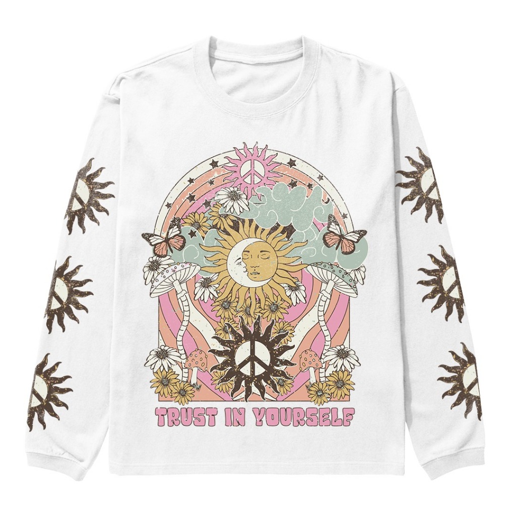 truth - Longsleeve Oversize Original Kaos Lengan Panjang Truth Sunmoon 24s cotton