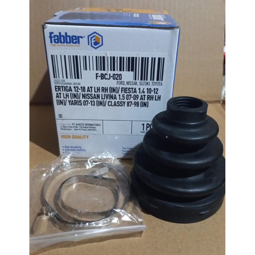 KARET BOOD CV JOINT DALAM + KLEM LIVINA MATIC