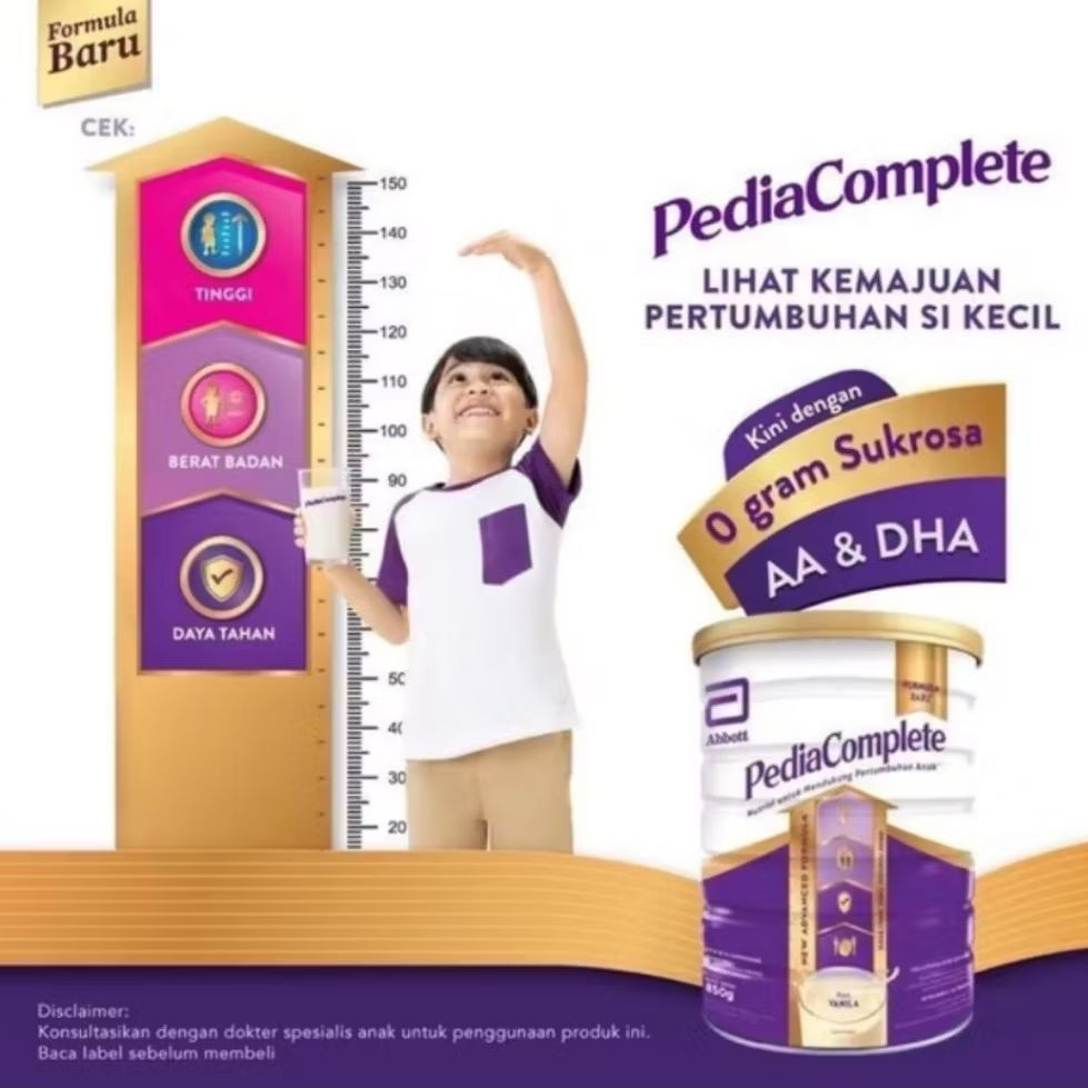 

PediaComplete 380 Gram - PediaSure Complete Susu Peninggi Badan Kejar Tumbuh Cegah Stunting