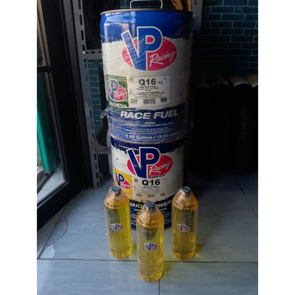 VP Q16 RACING FUEL & AVGAS BENSOL BIRU 100% MURNI