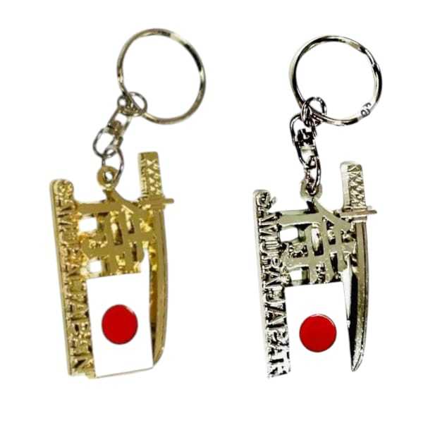 Gantungan Kunci Oleh oleh Asli Jepang Samurai Shinobi Japan