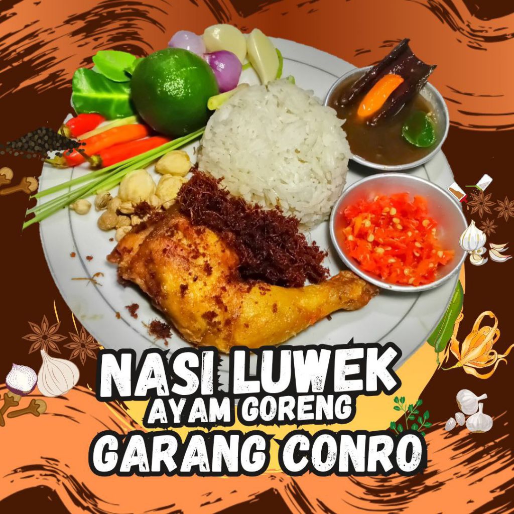 

Nasi Ayam Goreng Garang Conro (kirim instant)