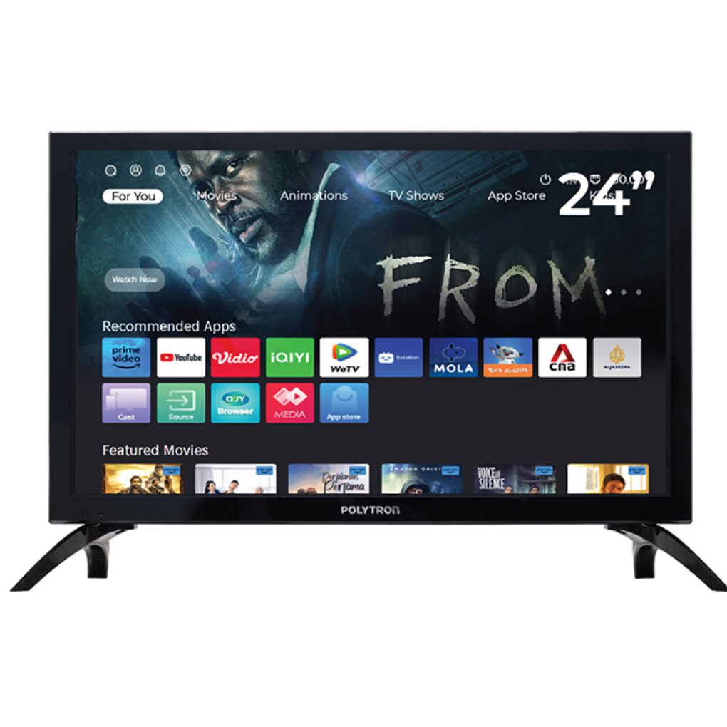 SMART TV DIGITAL LED TV POLYTRON 24" 24V1853 24 / 24CV1859 INCH USB HD HDMI